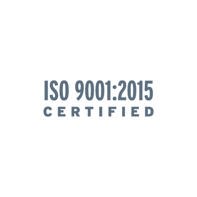 Proudly ISO 9001:2015 Certified