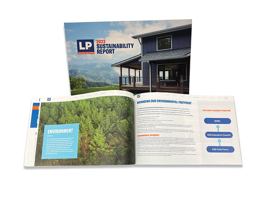 2023 Sustainability Report LP Building Solutions 2023 Sustainability Report LP Building Solutions