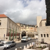 Looking down a street in Nazareth